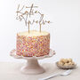 Personalised Decorative Birthday Age Cake Topper, thumbnail 1 of 10