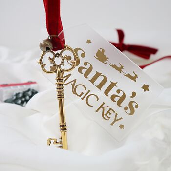 Santa's Magic Key Father Christmas Eve Gold Key, 5 of 7