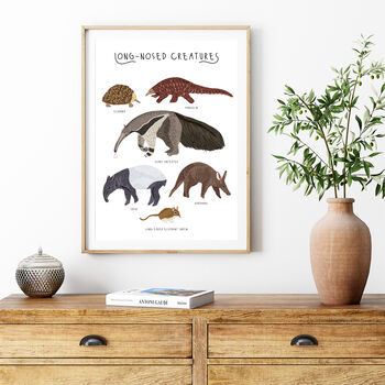 Long Nosed Creatures Print, 3 of 5