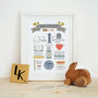 Personalised First Birthday Print, thumbnail 3 of 8