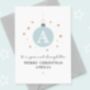 Initial Bauble Personalised Daughter Christmas Card, thumbnail 1 of 3