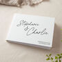 Autograph Personalised Names Wedding Guest Book, thumbnail 2 of 3