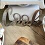 'Cook' Metal Word Sign Wall Art Decoration, thumbnail 1 of 8