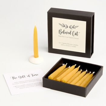 Beloved Cat, In Loving Memory Reflection Candle Sets, 3 of 12