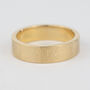Organic 6mm Wide Gold Wedding Ring, thumbnail 2 of 6
