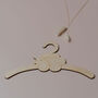 Personalised Childrens Coat Hanger With Sheep Design, thumbnail 3 of 6