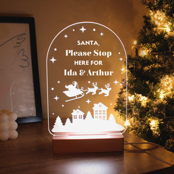 Personalised Festive LED Christmas Light, 5 of 11