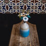 Ocean Inspired Glass Bouquet In Ceramic Vase, thumbnail 7 of 10