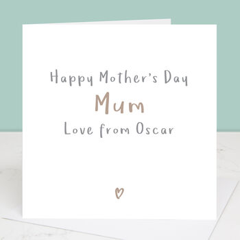 Happy Mother's Day Mummy Personalised Card, 2 of 7