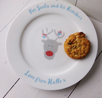 Personalised Christmas Eve China Plate Or Saucer, 2 of 4