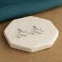 Mother And Daughter Sterling Silver Infinity Symbol Stud Earrings, thumbnail 2 of 9