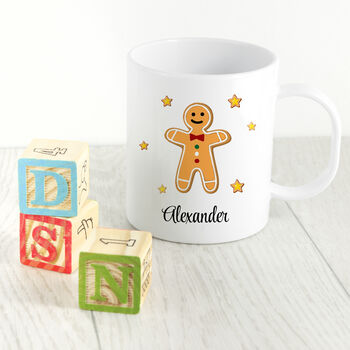 Personalised Gingerbread Kids Polymer Mug, 2 of 5