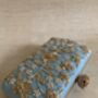 Sky Blue Handcrafted Rectangular Clutch Bag, thumbnail 4 of 10