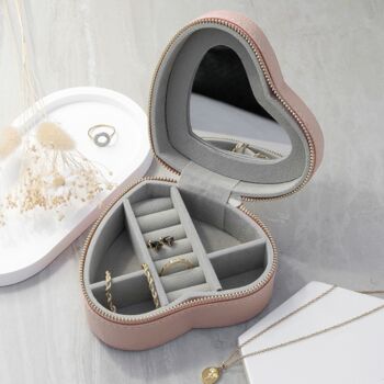 Personalised Heart Jewellery Case, 5 of 6