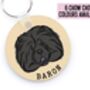 Personalised Chow Chow Keyring, thumbnail 1 of 6