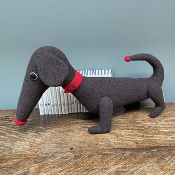 Dachshund Soft Toy Personalised And Handmade, 4 of 8
