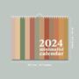 2024 Calendar | Muted Minimalist | Landscape | A4, thumbnail 9 of 11