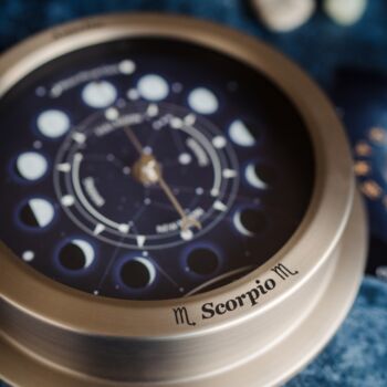 Customisable Zodiac Moon Phase Clock, 2 of 12