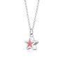 Geometric Pink Star Charm Necklace, thumbnail 7 of 11