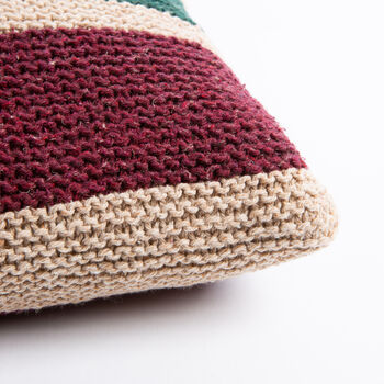 Rainbow Cushion Knitting Kit, 5 of 8