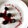 C'est La Cerise Sur Le Gateau Statement Plate, thumbnail 3 of 3