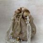 Gold Handcrafted Potli Bag, thumbnail 2 of 7