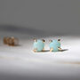 Larimar Studs, thumbnail 2 of 5