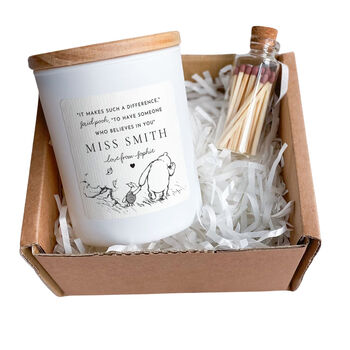 Pooh Teacher Thank You Candle Gift, 6 of 10