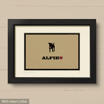 Personalised Jack Russell Print For One Or Two Dogs, 5 of 12