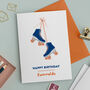 Personalised Skates Birthday Card, thumbnail 1 of 3