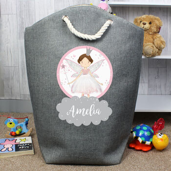 Personalised Fairy Princess Kids Storage Bag, 2 of 4