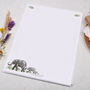 A4 Watercolour Elephant Letter Writing Paper, thumbnail 3 of 4