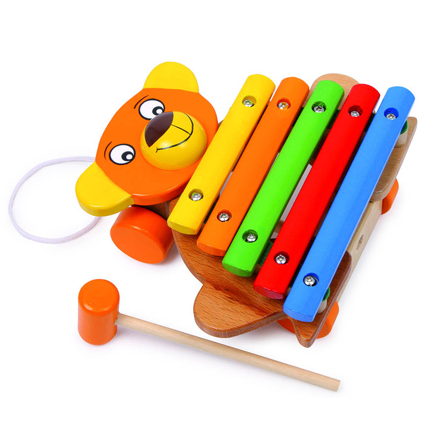 Wooden Colourful Animal Xylophone By Little Baby Company ...