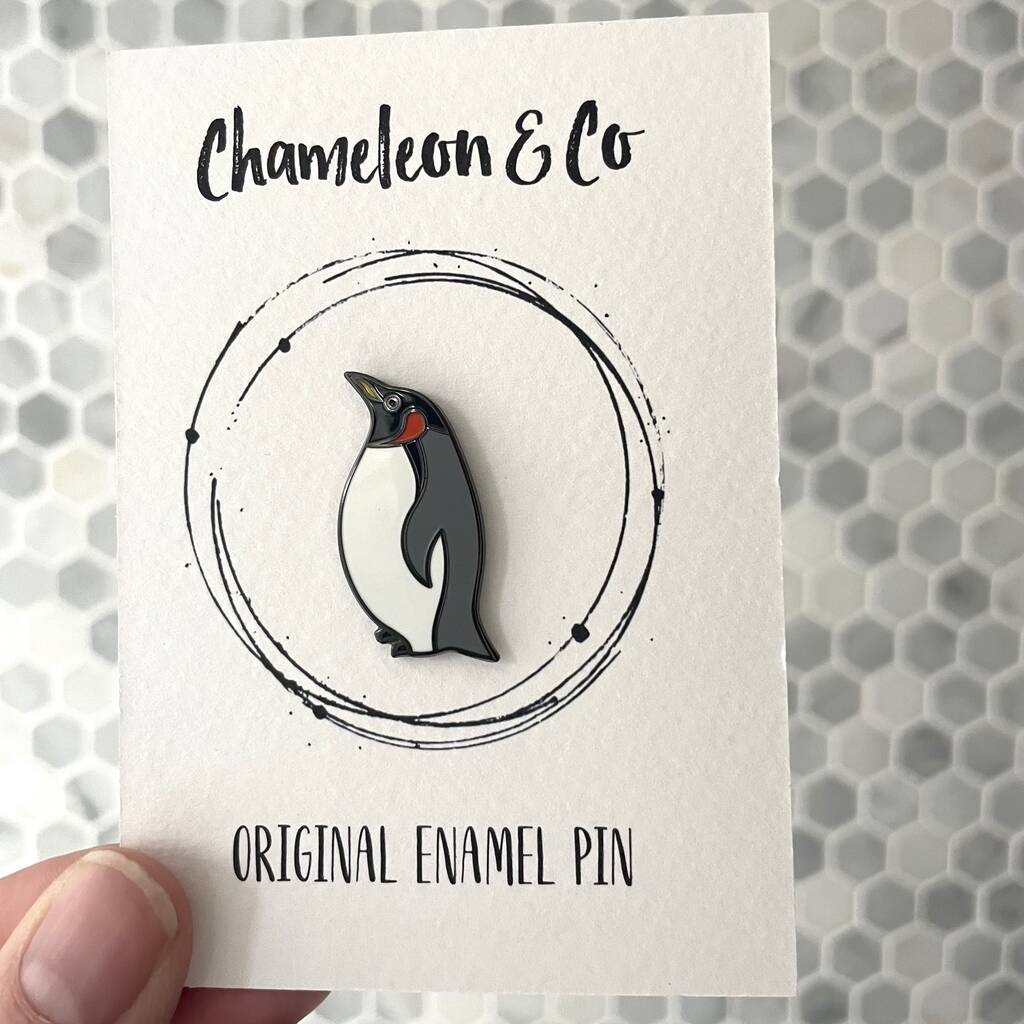 Emperor Penguin Enamel Pin, 1 of 2