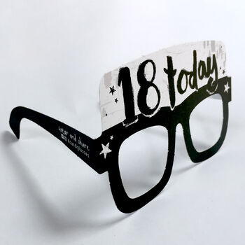 18th Birthday Card Glasses, 2 of 3