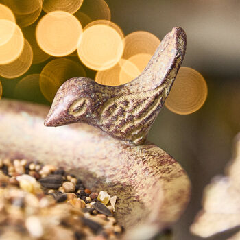 Personalised Round Hanging Garden Bird Feeder, 4 of 8