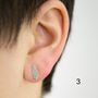Sterling Silver Penguin Earrings, thumbnail 4 of 8