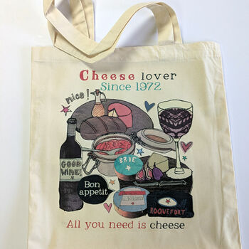Personalised Cheese Lover Bag, 5 of 7