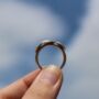 Tri Leaf Ring In Sterling Silver, thumbnail 2 of 4