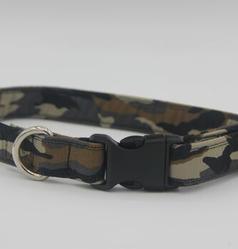Green Camouflage Dog Collar, 2 of 7