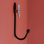 G Decor Handpainted White Pearl Bloom Coat Hook, thumbnail 4 of 4