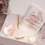 Bridesmaid Pink And Gold Marble Hamper Gift Box Set, thumbnail 2 of 8