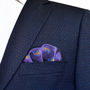 Luxury Colourful And Versatile Men's Silk Pocket Square, thumbnail 4 of 12