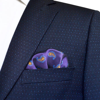 Luxury Colourful And Versatile Men's Silk Pocket Square, 4 of 12
