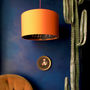 Cole And Sons Leopard Walk Lampshades In Tangerine, thumbnail 3 of 10