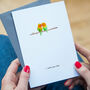 Personalised Love Birds Valentine's Card, thumbnail 1 of 4
