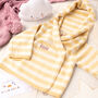 New Baby Cream And Yellow Striped Hooded Cardigan, thumbnail 11 of 11