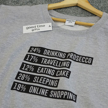 Personalised Percentage Items Lady Fit Sweatshirt, 6 of 10