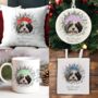 Personalised Christmas Havanese Break Through, thumbnail 1 of 10