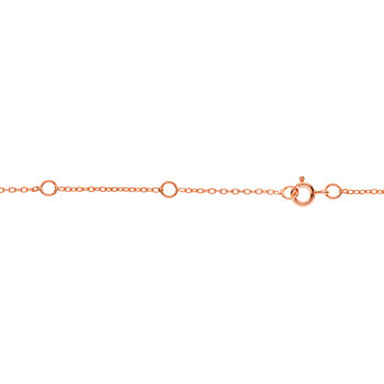 Waverley Medium Rose Gold Plated Trace Chain, 5 of 6